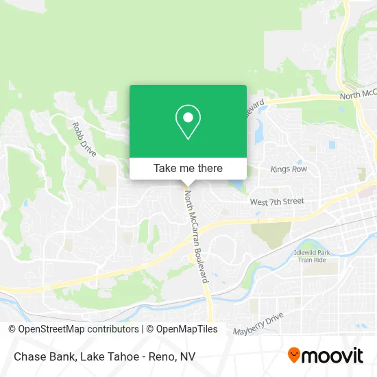 Chase Bank map