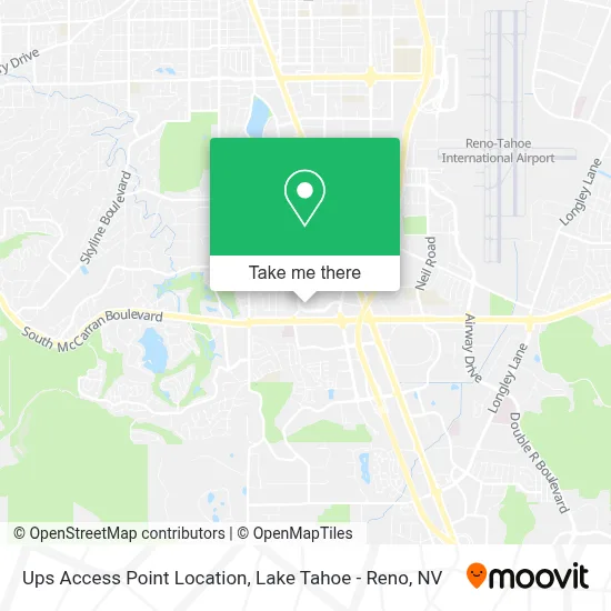 Ups Access Point Location map