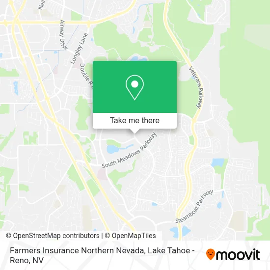 Farmers Insurance Northern Nevada map