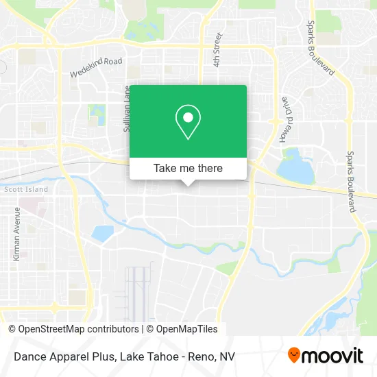 Dance Apparel Plus map