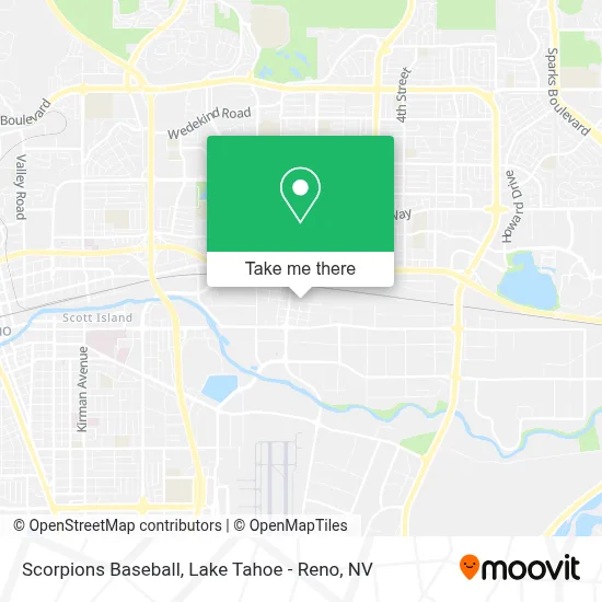 Scorpions Baseball map
