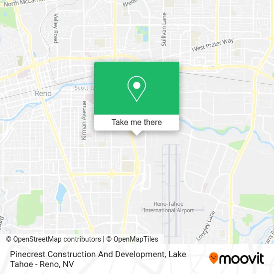 Pinecrest Construction And Development map