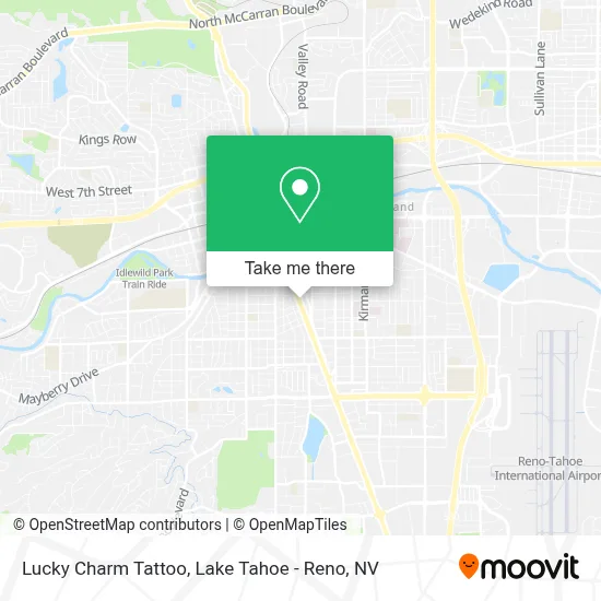 Lucky Charm Tattoo map