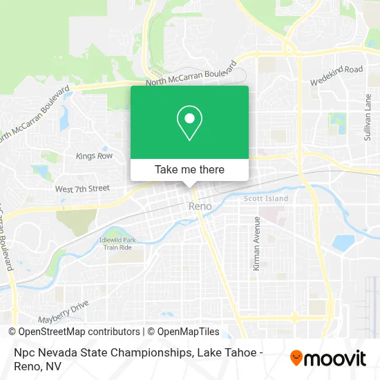 Npc Nevada State Championships map