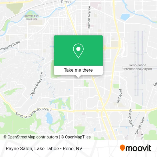 Rayne Salon map