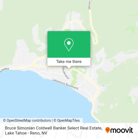 Bruce Simonian Coldwell Banker Select Real Estate map