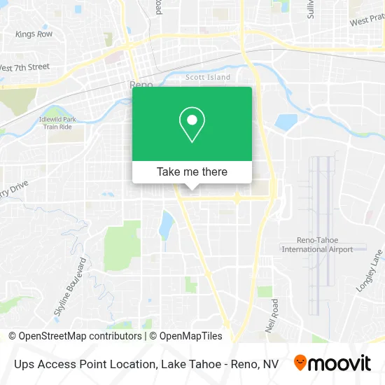 Ups Access Point Location map