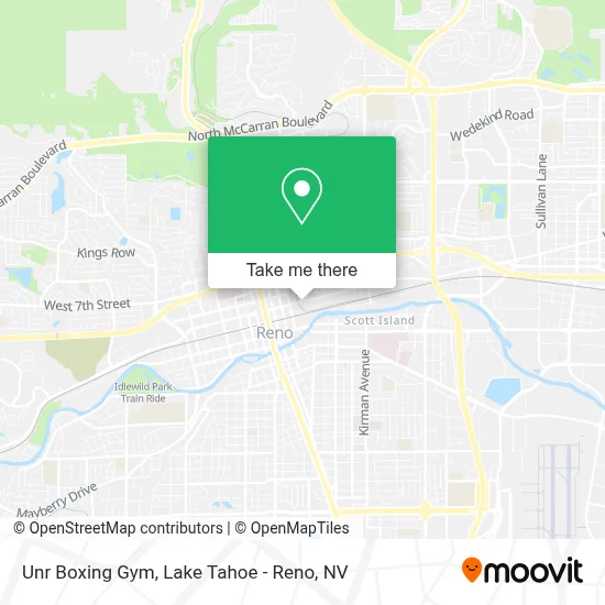 Unr Boxing Gym map