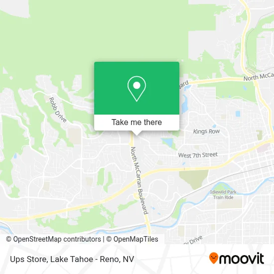 Ups Store map