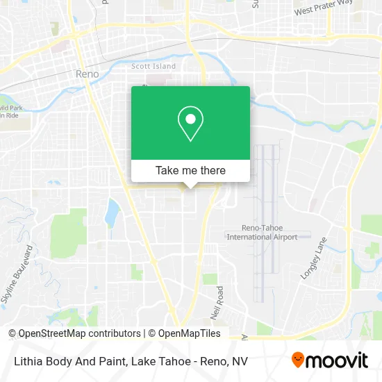 Lithia Body And Paint map