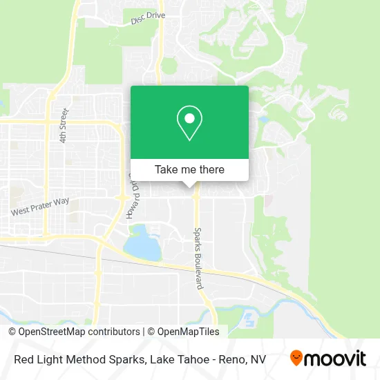 Red Light Method Sparks map