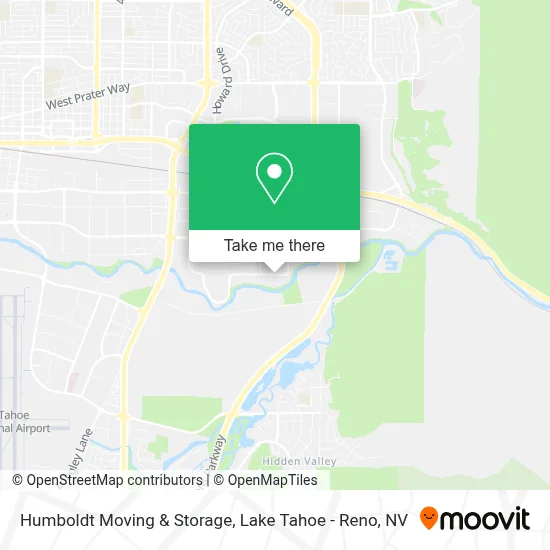 Humboldt Moving & Storage map