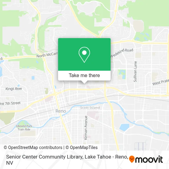 Senior Center Community Library map