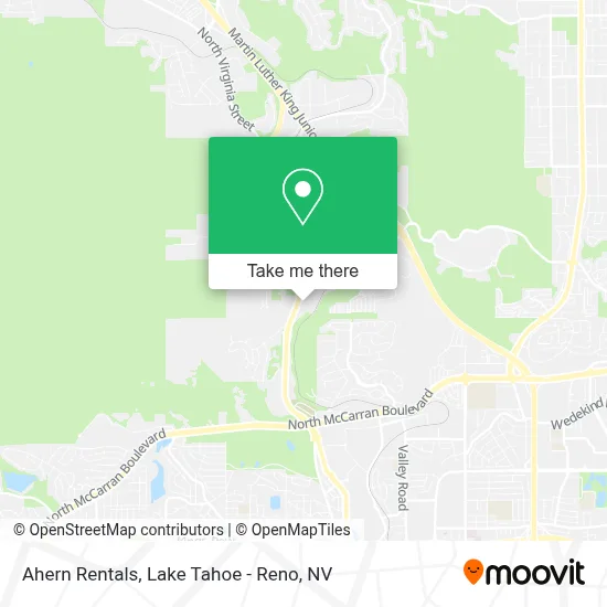Ahern Rentals map