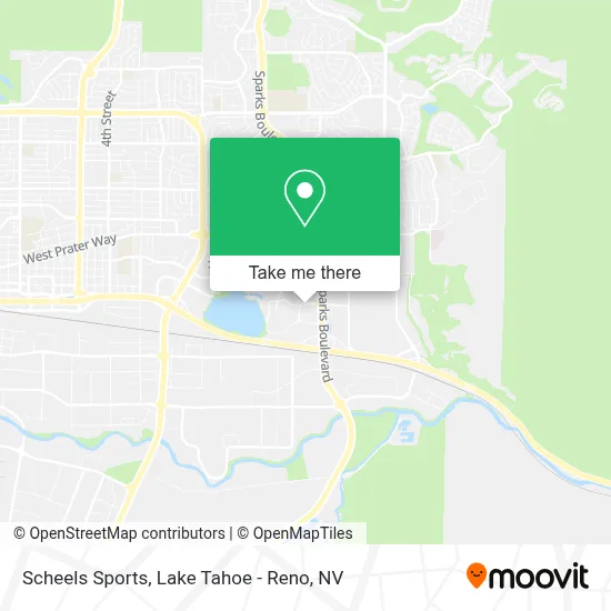 Scheels Sports map