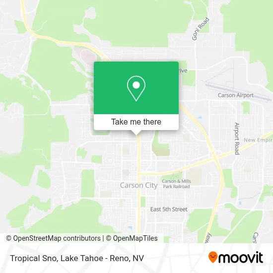 Tropical Sno map