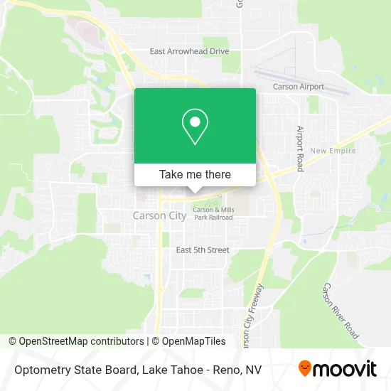 Optometry State Board map