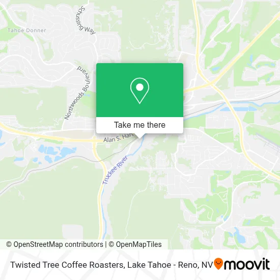 Twisted Tree Coffee Roasters map