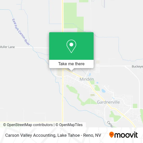 Carson Valley Accounting map
