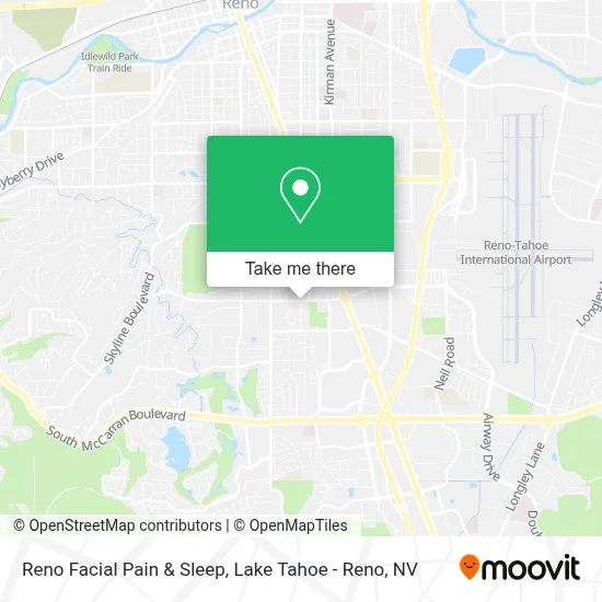 Reno Facial Pain & Sleep map