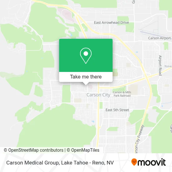 Carson Medical Group map