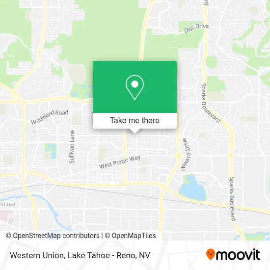 Western Union map