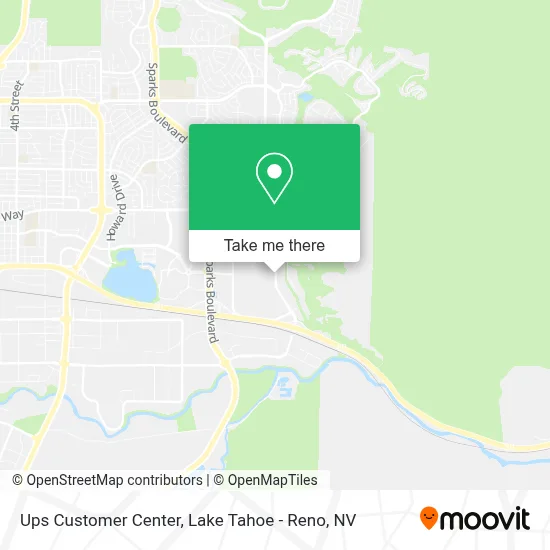 Ups Customer Center map