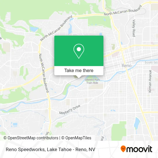Reno Speedworks map