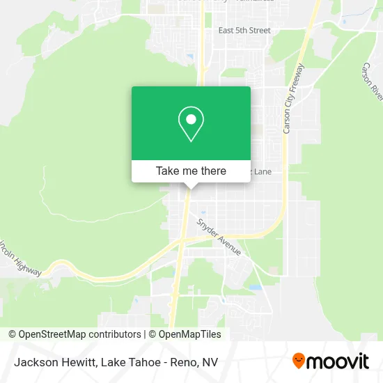 Jackson Hewitt map