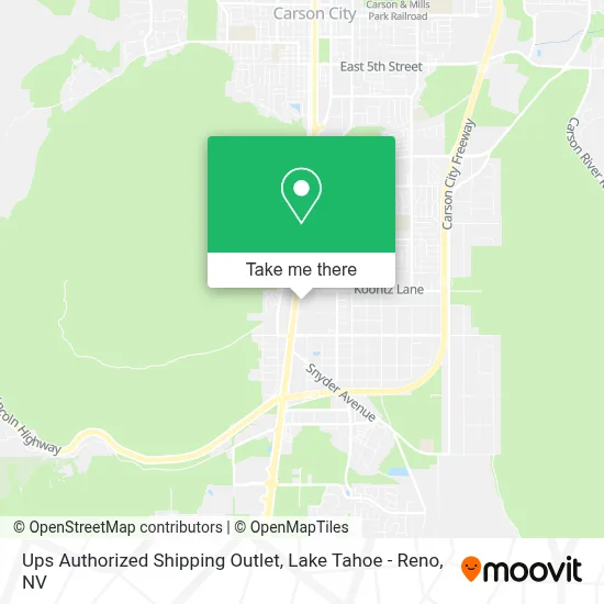 Ups Authorized Shipping Outlet map