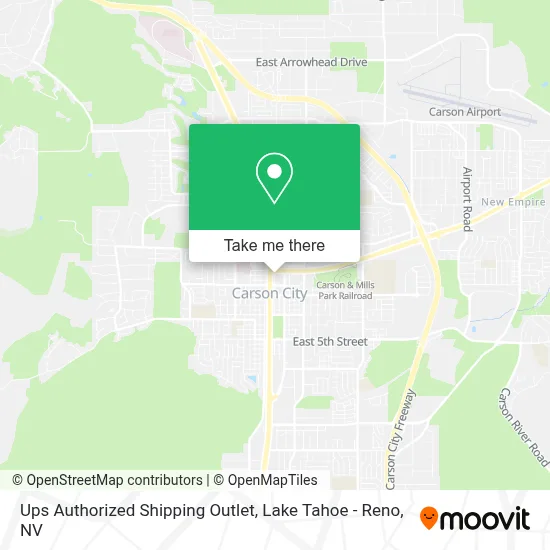 Ups Authorized Shipping Outlet map