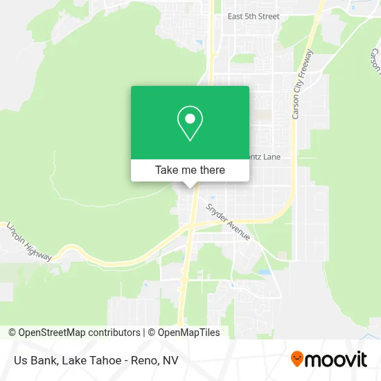 Us Bank map