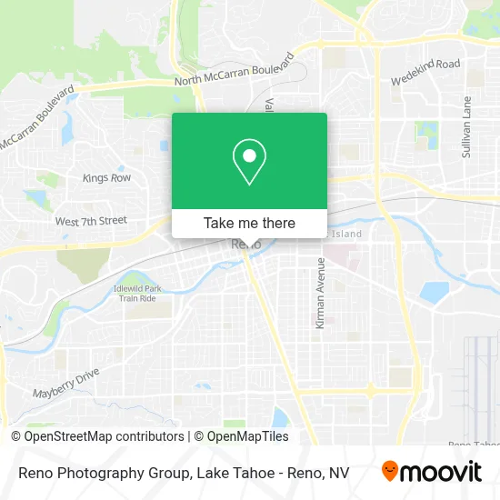 Reno Photography Group map