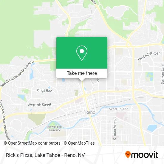 Rick's Pizza map