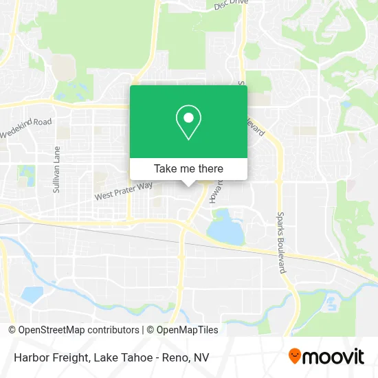 Harbor Freight map