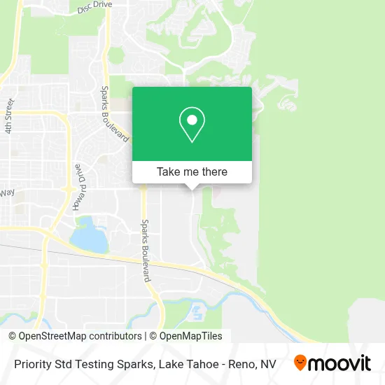 Priority Std Testing Sparks map