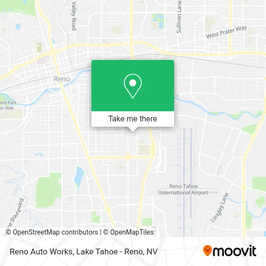 Reno Auto Works map