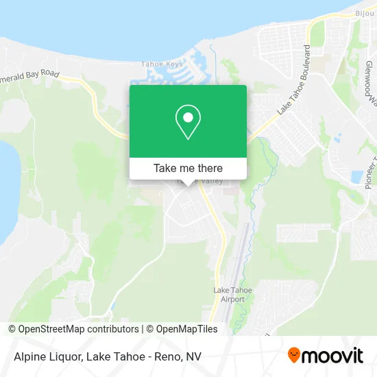 Alpine Liquor map