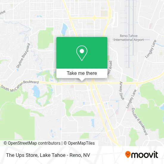 The Ups Store map