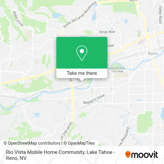 Rio Vista Mobile Home Community map
