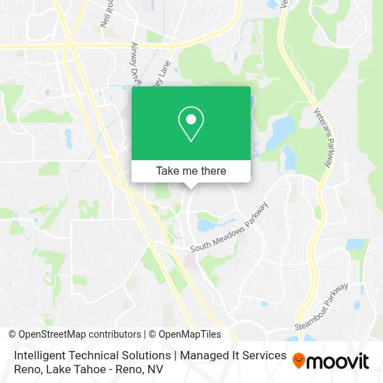 Intelligent Technical Solutions | Managed It Services Reno map