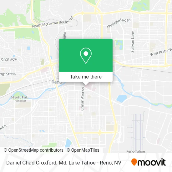 Daniel Chad Croxford, Md map