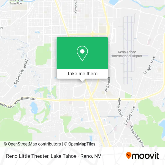 Reno Little Theater map