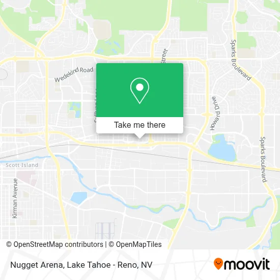 Nugget Arena map