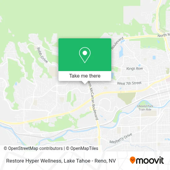 Restore Hyper Wellness map