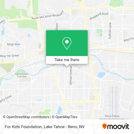 For Kids Foundation map