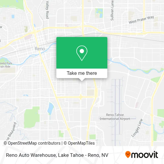 Reno Auto Warehouse map
