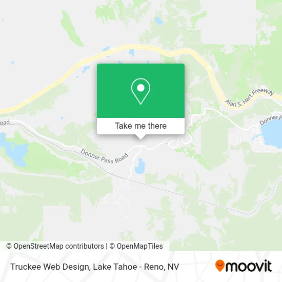 Truckee Web Design map