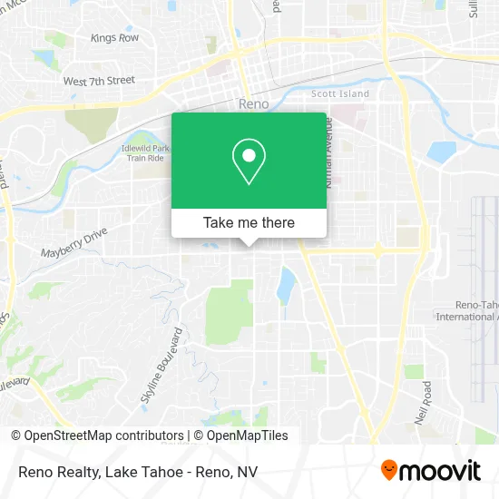 Reno Realty map