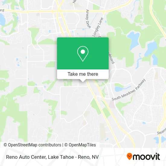 Reno Auto Center map